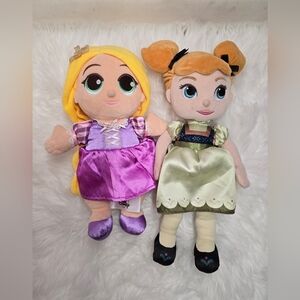 Disney Store Parks Princess Tangle Rapunzel Frozen Princess Anna Soft